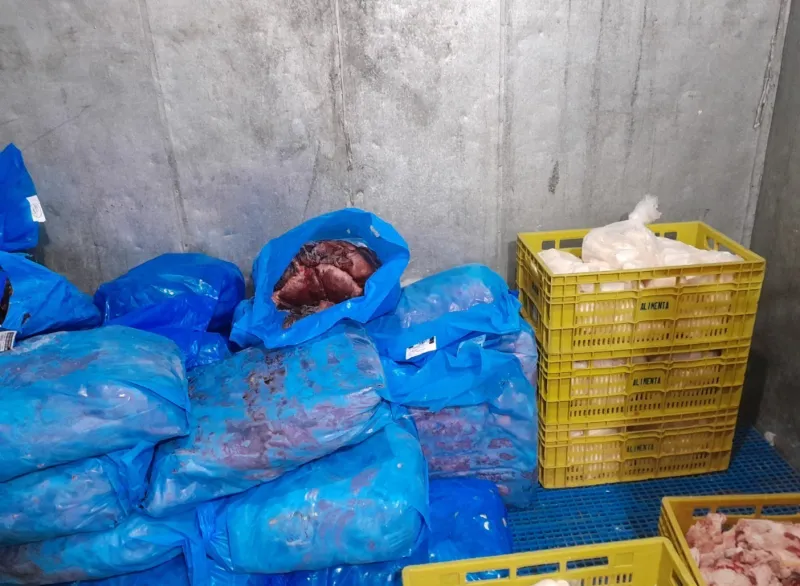 Material apreendido foi descartado no aterro sanitário