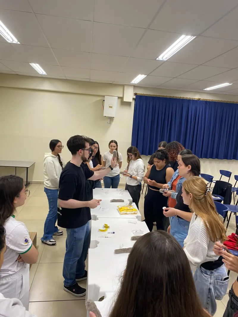 Atividade do curso de Veterinária do UniSALESIANO