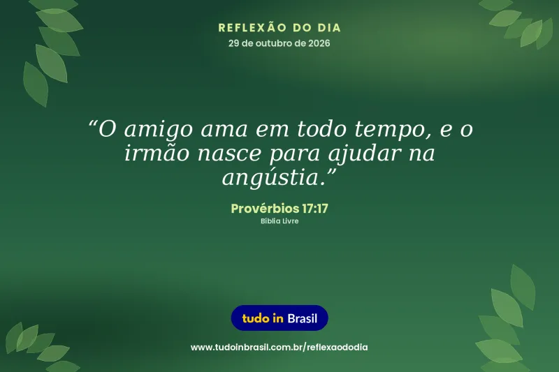 Provérbios 17:17 (Bíblia Livre, licença CC BY 4.0)