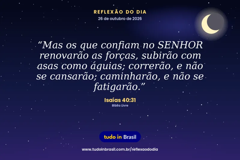 Isaías 40:31 (Bíblia Livre, licença CC BY 4.0)