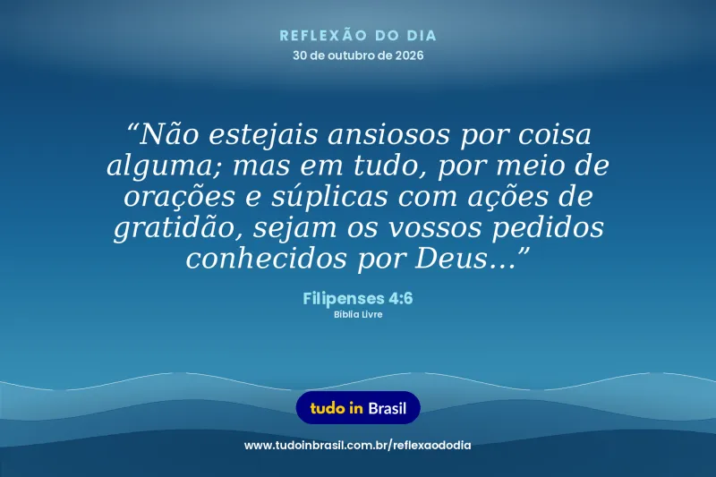 Filipenses 4:6 (Bíblia Livre, licença CC BY 4.0)