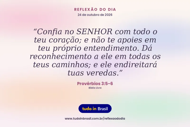 Provérbios 3:5-6 (Bíblia Livre, licença CC BY 4.0)